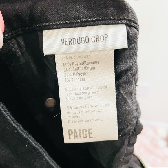 PAIGE Verdugo Crop Distressed - Picture 9 of 11